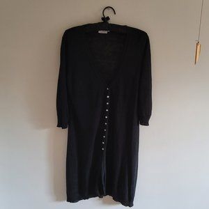 To The Max Black Long Sheer Sweater Jacket. NEVER WORN